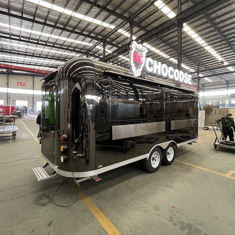Matte Black Airstream Trailer