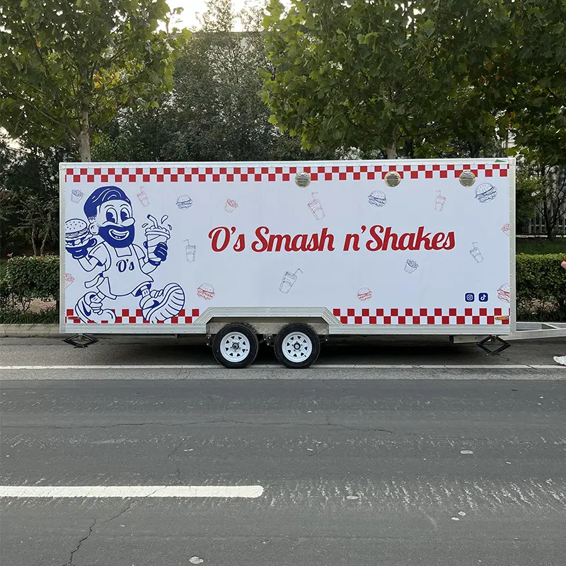 Mobilný príves na pekáreň a rýchle občerstvenie